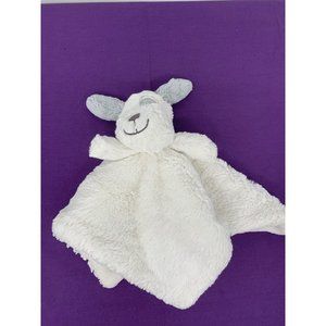 Koala Baby 2015, Dog Lovey Security Blanket Minky White Gray Embroidered Face